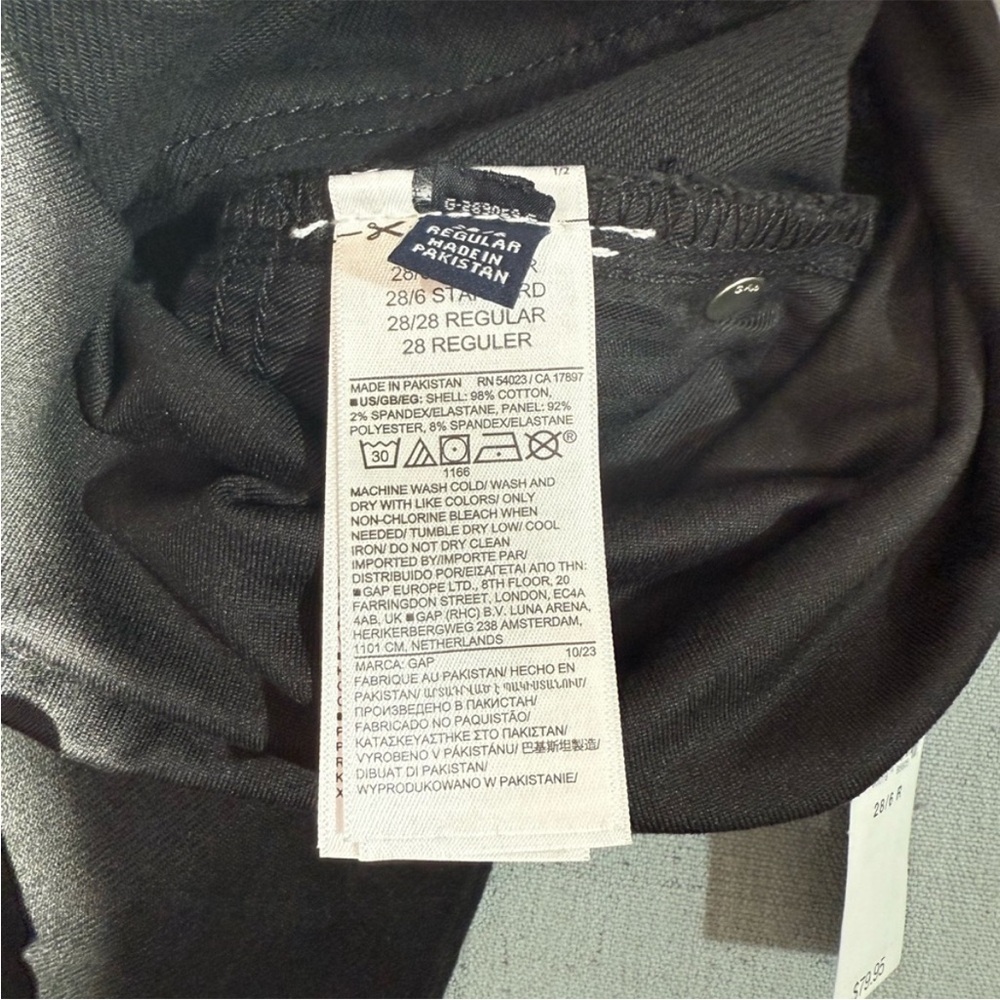 Gap maternity slim fit black jeans - Picture 4 of 5